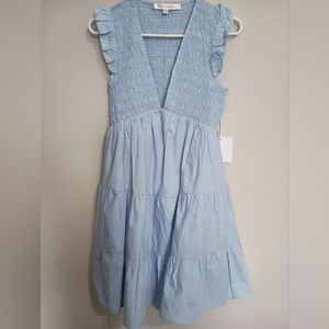Sleeveless Smocked Dress